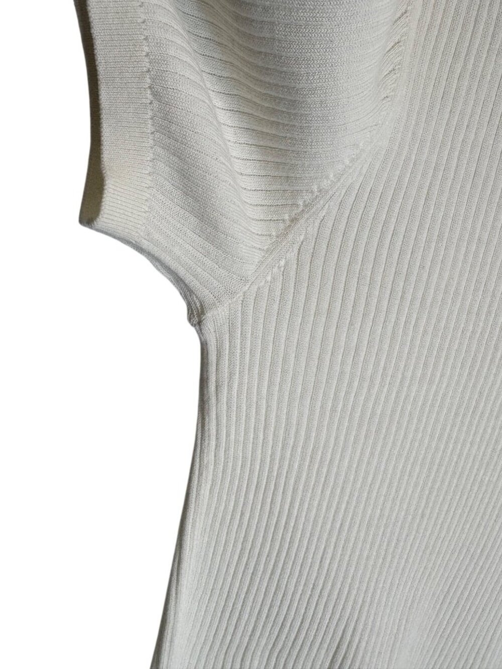 Nili Lotan Dorset Sweater Cotton Ivory-sz XL - Picture 8 of 8
